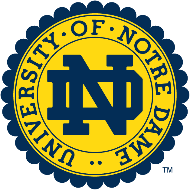 Notre Dame Fighting Irish 0-Pres Alternate Logo diy DTF decal sticker